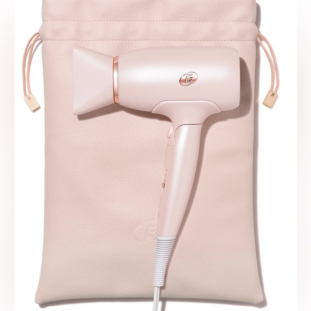 T3 Afar Travel Hair Dryer in Satin Blush